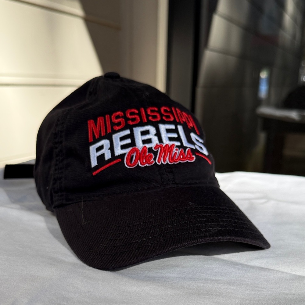 Legacy Mississippi Rebels Black Cap